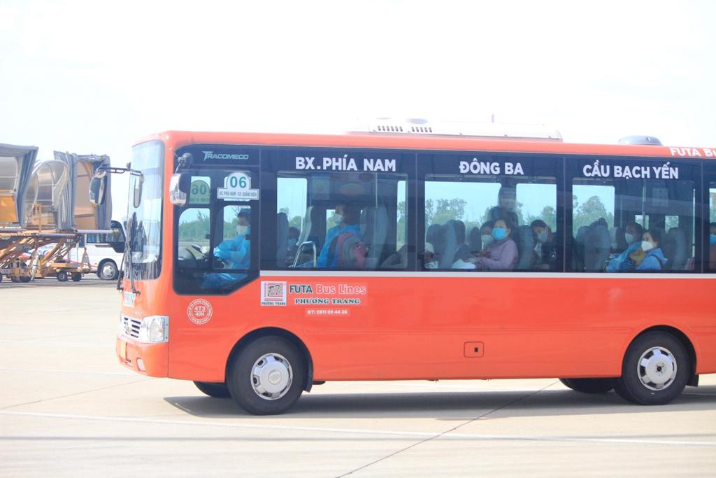 Đây là lần thứ 4, TT-Huế tổ chức đón công dân từ TPHCM về quê