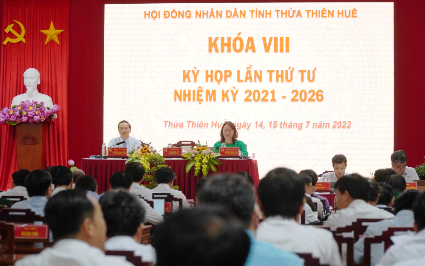 Kỳ họp thứ 4, HĐND tỉnh TT-Huế khóa VIII (nhiệm kỳ 2021-2026) chưa xem xét về vấn đề mức thu học phí của các cơ sở giáo dục