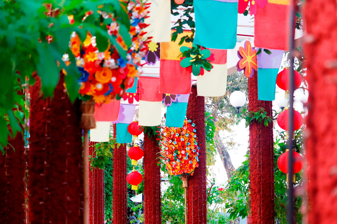 Hoa giấy làng quê Thanh Tiên lên phố