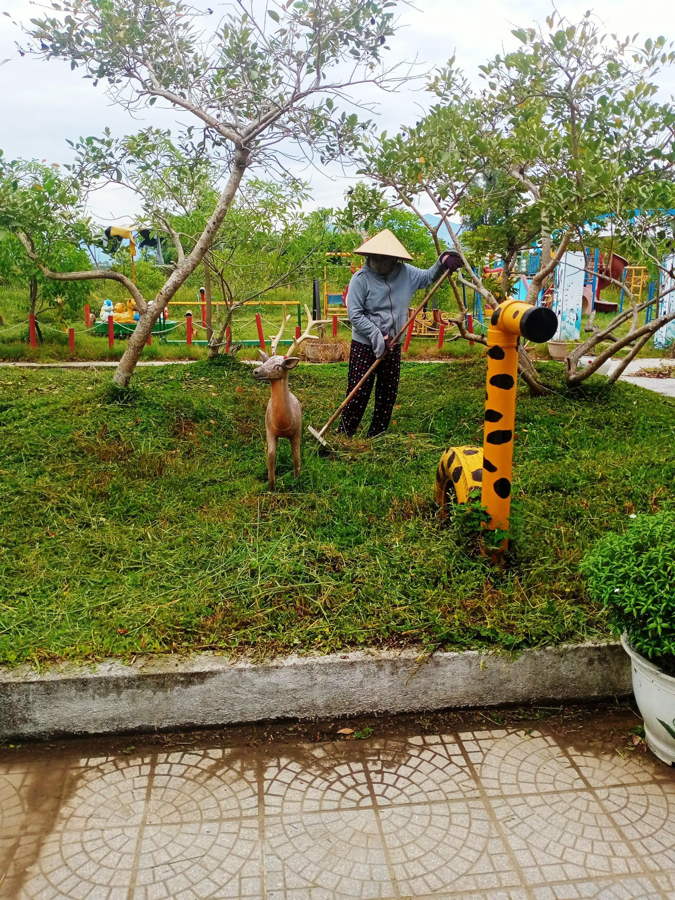 Vệ sinh, phong quang khuôn viên nhà trường