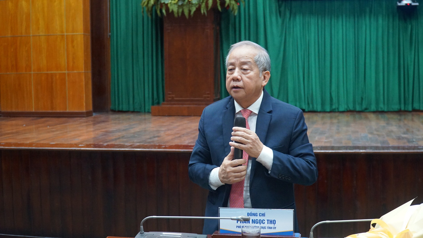 Phó Bí thư Thường trực Tỉnh ủy TT-Huế Phan Ngọc Thọ gặp mặt, nghe nói chuyện chuyên đề với doanh nhân trẻ, thanh niên khởi nghiệp trên địa bàn tỉnh