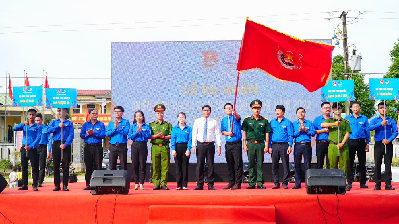 Ra quân chiến dịch thanh niên tình nguyện hè 2023 tại TT-Huế.