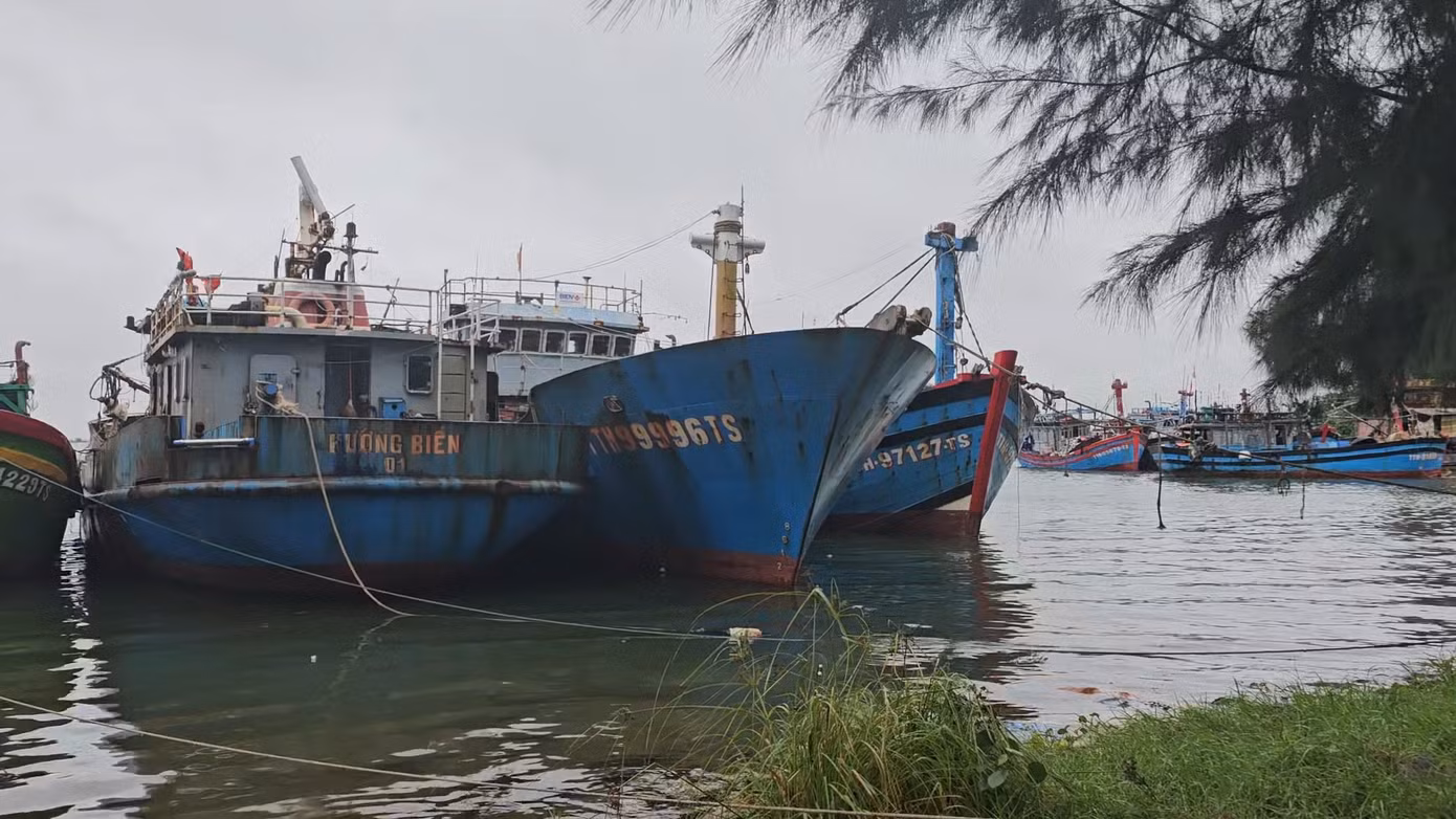 Hiện chỉ còn 9 lao động tại TT-Huế đi trên 1 tàu cá hoạt động trên biển đang di chuyển vào bờ tìm nơi trú tránh bão. Hiện chỉ còn 9 lao động tại TT-Huế đi trên 1 tàu cá hoạt động trên biển đang di chuyển vào bờ tìm nơi trú tránh bão.