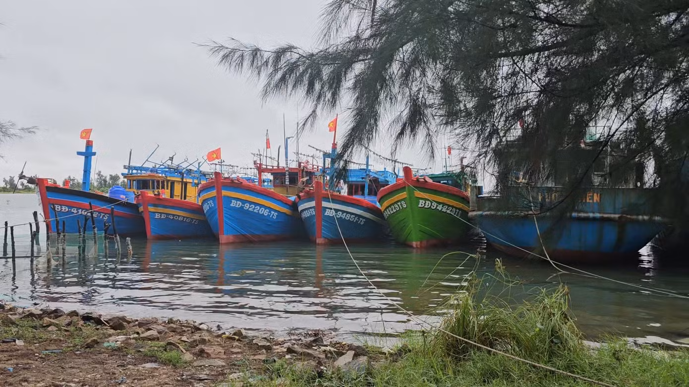 Gần như toàn bộ tàu cá tỉnh TT-Huế đã vào các bến, bãi neo đậu của địa phương này để trú tránh bão số 4. Gần như toàn bộ tàu cá tỉnh TT-Huế đã vào các bến, bãi neo đậu của địa phương này để trú tránh bão số 4.