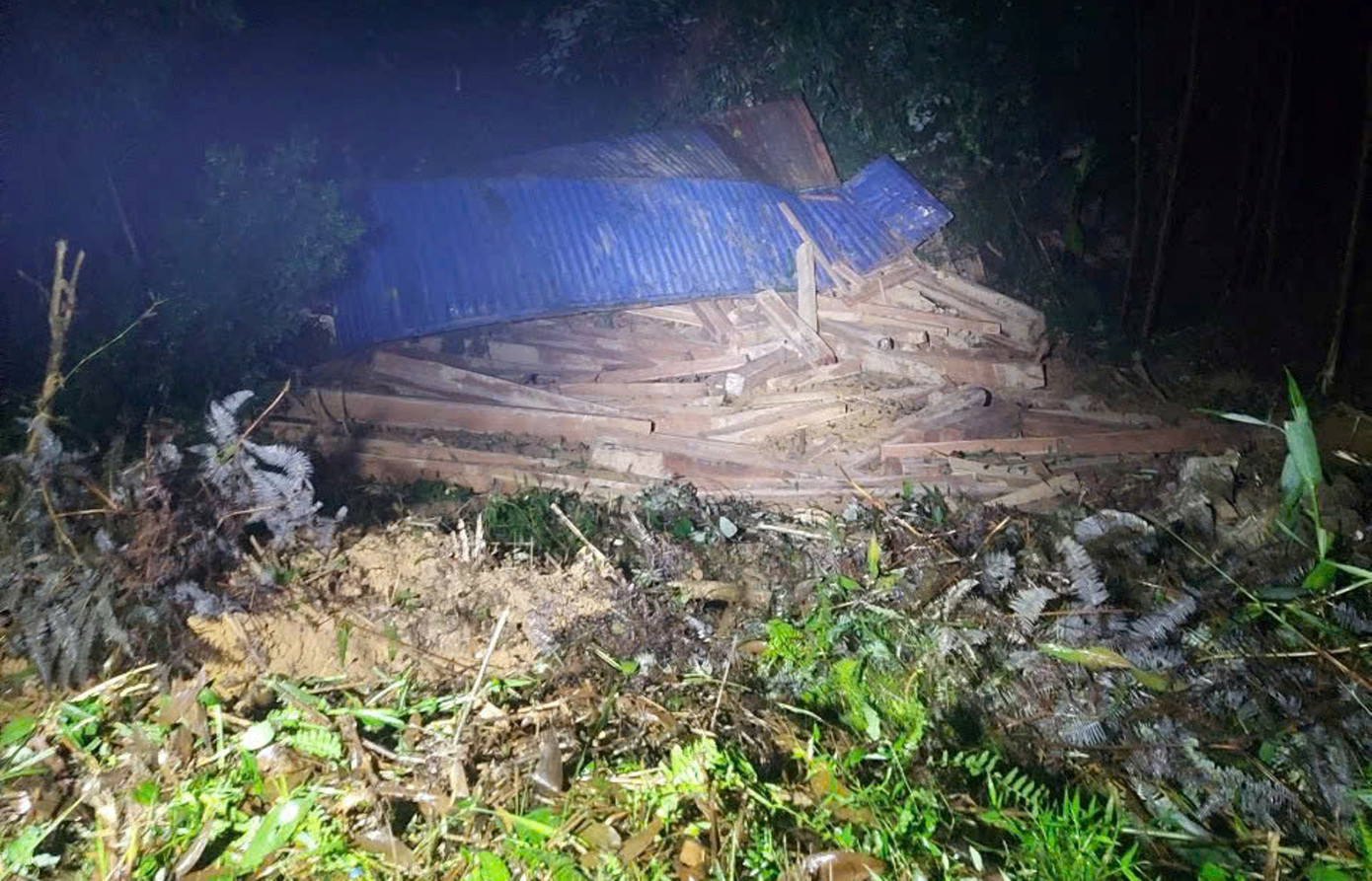 Hiện trường vụ tai nạn giao thông. Ảnh: CTV