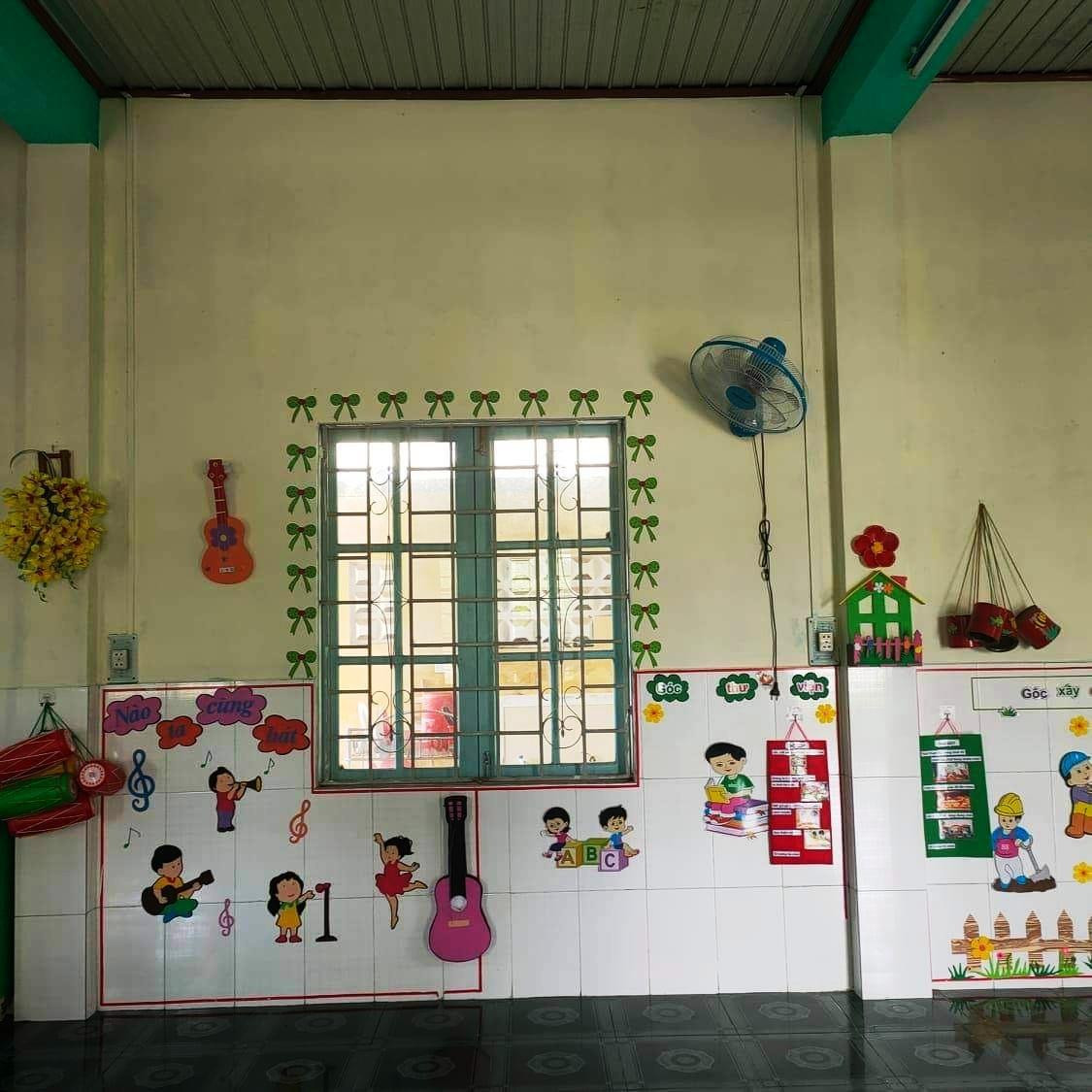 Phòng ốc khối lớp mầm non ở huyện Phú Lộc được chuẩn bị vệ sinh tinh tươm