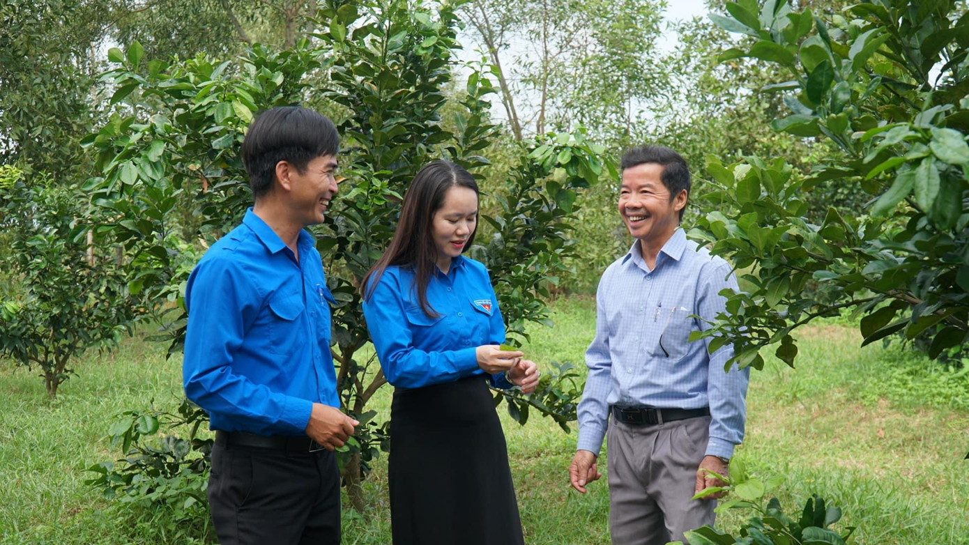 Thăm mô hình kinh tế hiệu quả của thanh niên hoàn lương tại huyện Quảng Điền.