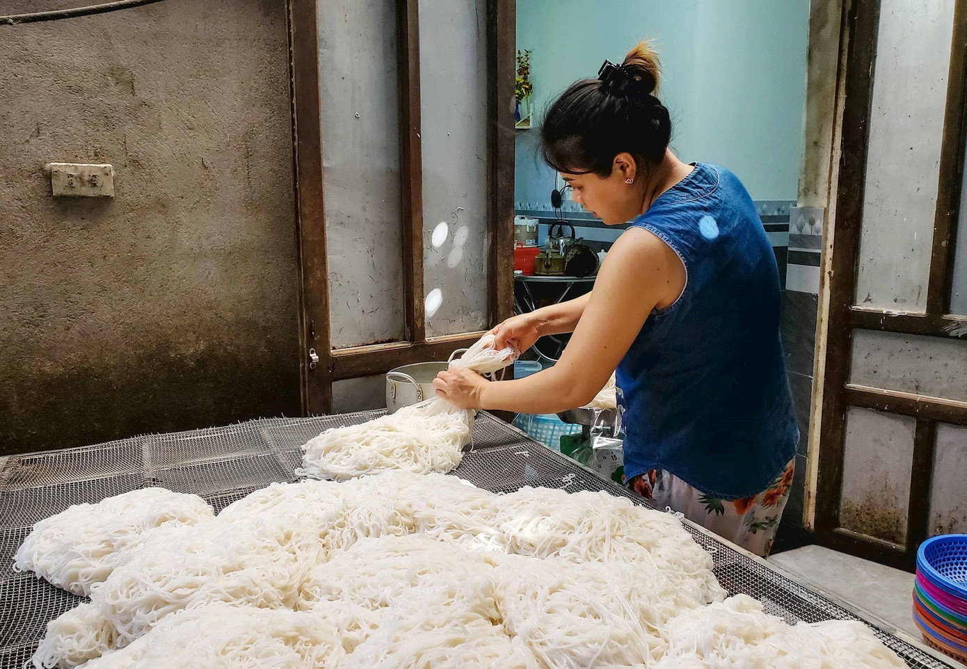 Nghề bún làng Vân Cù, xã Hương Toàn, thị xã Hương Trà, TT-Huế.