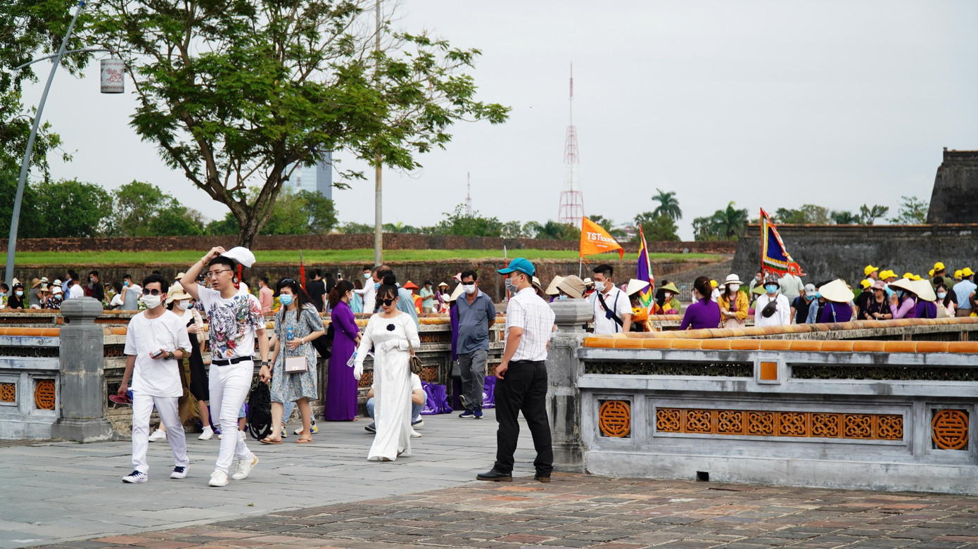 Được biết, trong ngày 30/4, tại Huế có khoảng 7.000 người đăng ký lưu trú khi đến địa phương này du lịch.