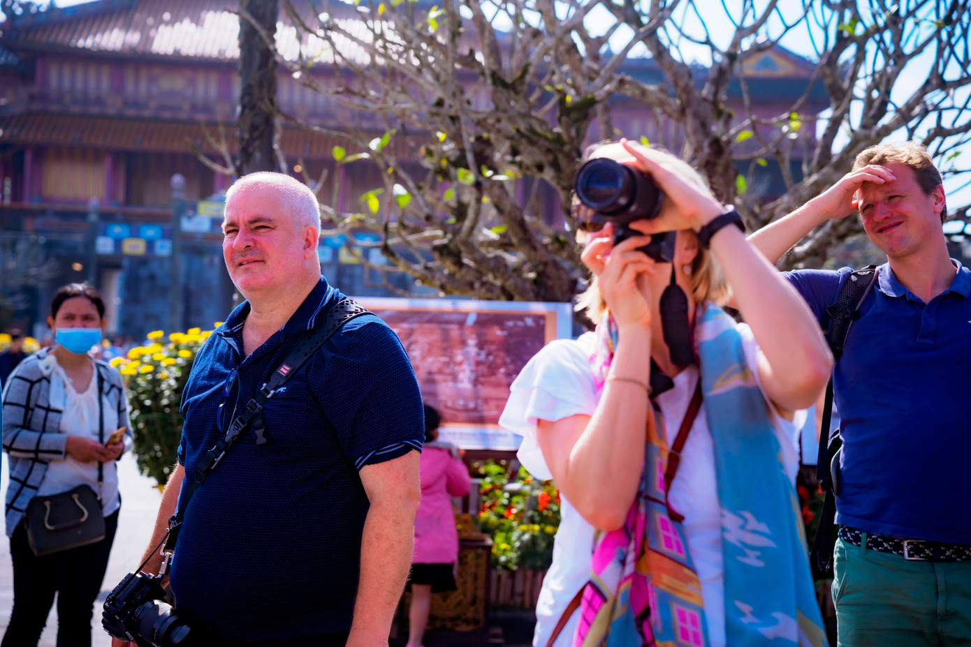 Khu Di sản Huế đón gần 7.000 lượt khách quốc tế đến tham quan trong dịp Tết Quý Mão, riêng lượng du khách nước ngoài lưu lại Huế dịp Tết tăng 3.500%.