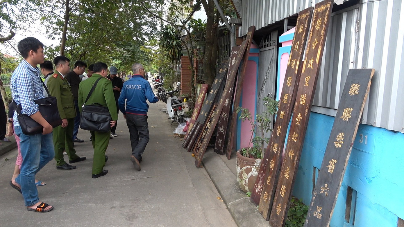 Tang vật trộm cắp được phát hiện tại nơi tiêu thụ thuộc đường Ngô Thế Lân (phường Tây Lộc, TP. Huế). Ảnh: CACC Tang vật trộm cắp được phát hiện tại nơi tiêu thụ thuộc đường Ngô Thế Lân (phường Tây Lộc, TP. Huế). Ảnh: CACC