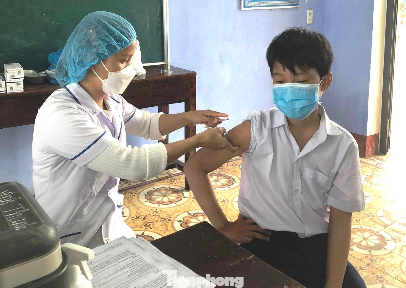 Việc tiêm chủng diễn ra đồng loạt tại tất cả các huyện, thị xã, thành phố Huế trong ngày 21/4