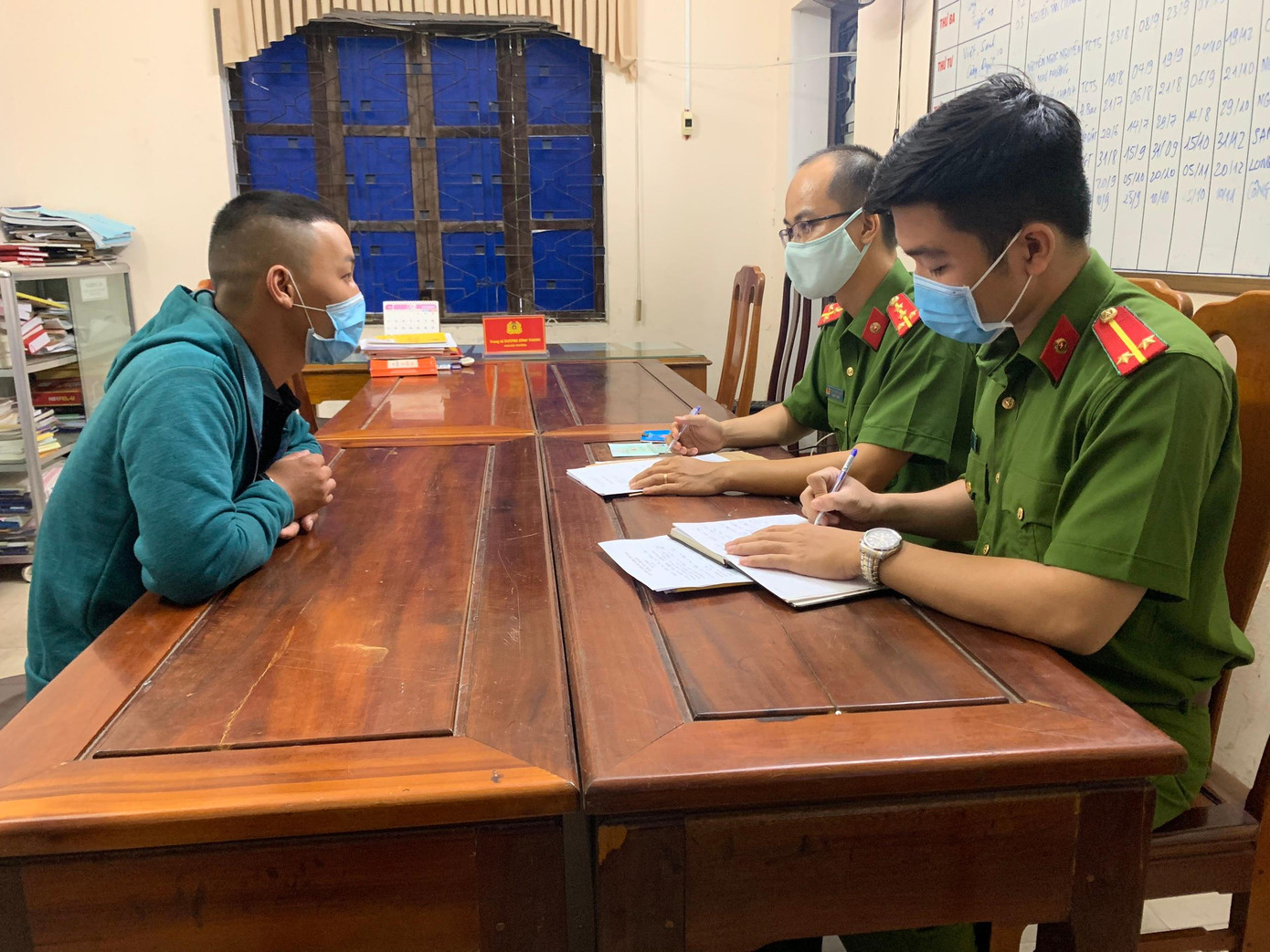 Tại cơ quan công an, đối tượng Nguyên khai nhận toàn bộ hành vi phạm tội