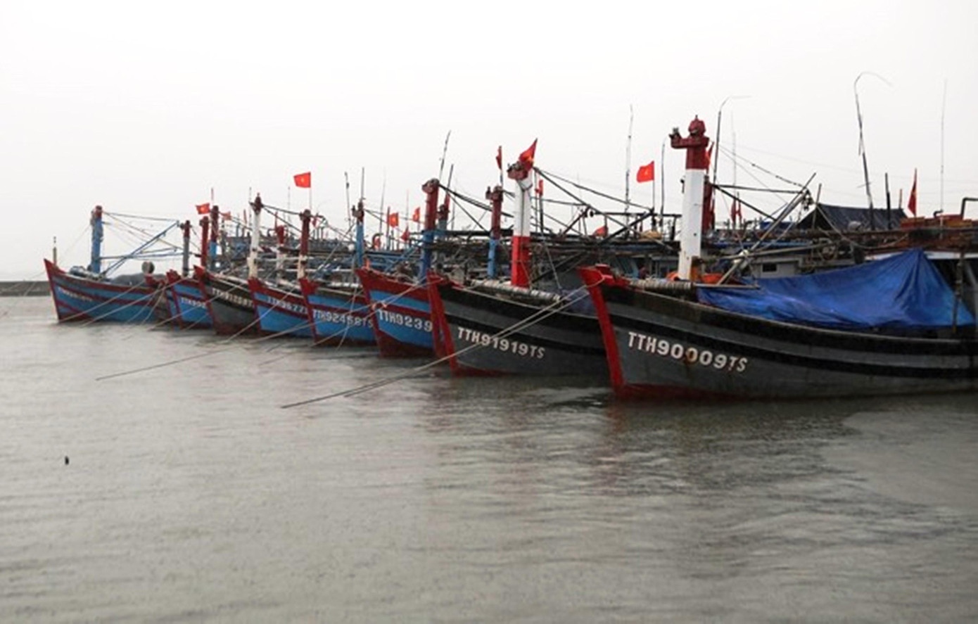 Bộ Chỉ huy Bộ đội Biên phòng tỉnh TT-Huế sẽ tổ chức bắn pháo hiệu kêu gọi tàu thuyền vào nơi tránh trú an toàn trước 7 giờ ngày 26/9. Ảnh: N.V Bộ Chỉ huy Bộ đội Biên phòng tỉnh TT-Huế sẽ tổ chức bắn pháo hiệu kêu gọi tàu thuyền vào nơi tránh trú an toàn trước 7 giờ ngày 26/9. Ảnh: N.V