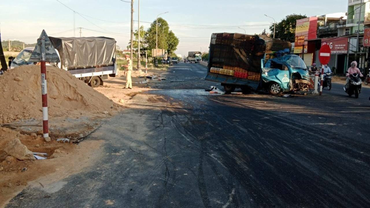 Hiện trường vụ tai nạn giao thông Hiện trường vụ tai nạn giao thông