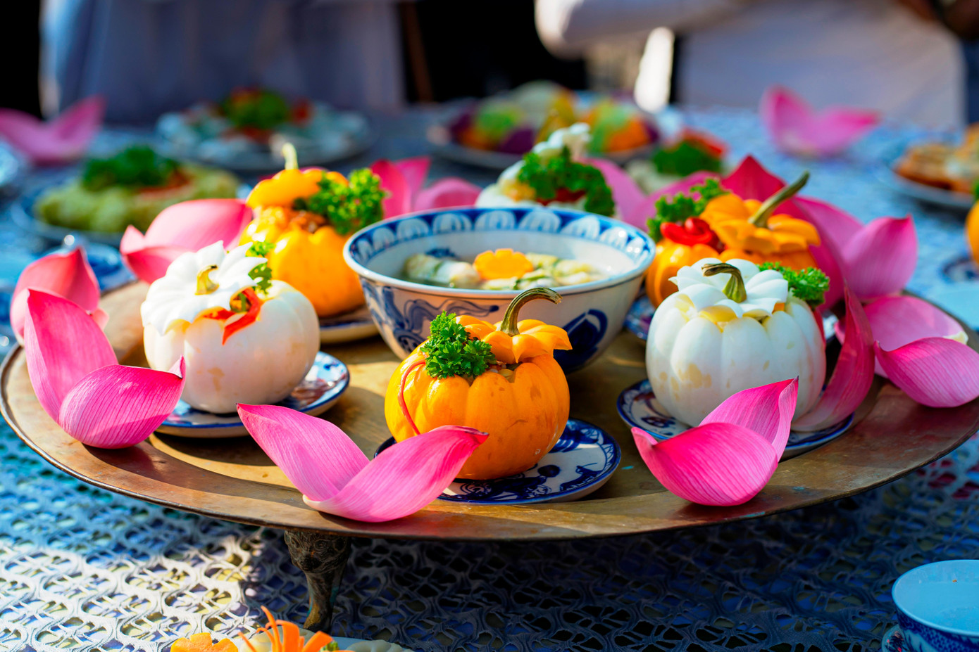 Độc đáo ẩm thực chay xứ Huế. Ảnh: L.Đ.H