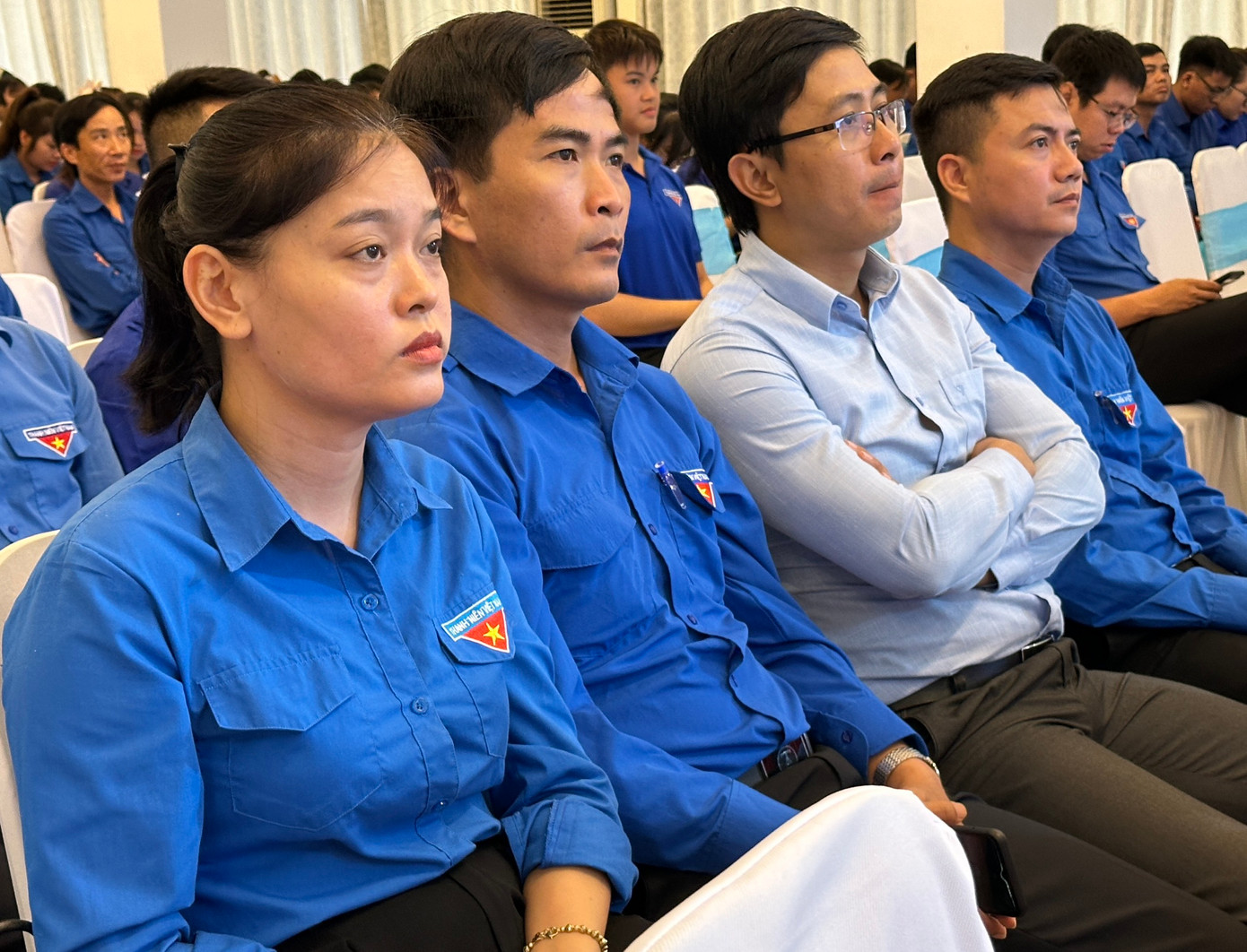 350 cán bộ Đoàn chủ chốt toàn tỉnh tham dự hội nghị.