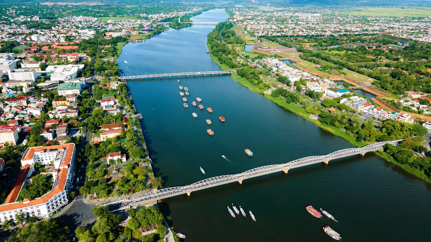 Thành phố Huế dự kiến sắp xếp, tổ chức lại còn 40 đơn vị hành chính cấp xã. Ảnh: Đình Hoàng