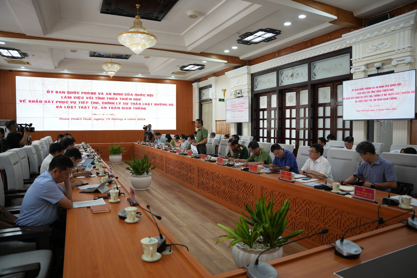 Đoàn công tác Ủy ban Quốc phòng và An ninh của Quốc hội làm việc với tỉnh TT-Huế.