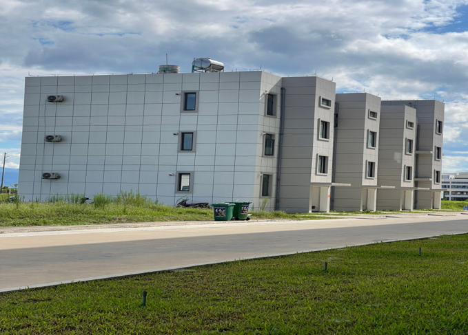 Ký túc xá xây thuộc giai đoạn 2 dự án. Ký túc xá xây thuộc giai đoạn 2 dự án.