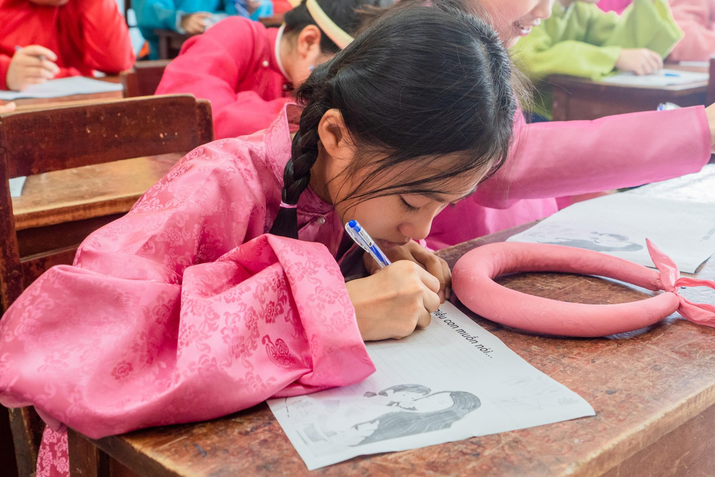 Những hình ảnh đáng yêu. Ảnh Bảo Minh