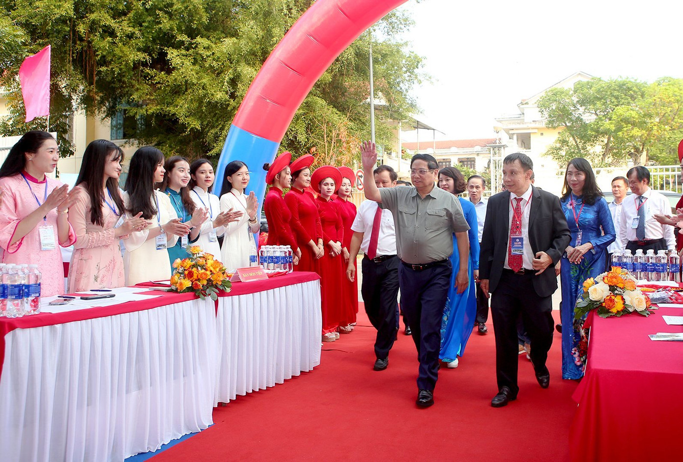 Thủ tướng Phạm Minh Chính dự lễ khởi công xây dựng Bệnh viện Quốc tế T.Ư Huế 2 tại TP. Huế. Thủ tướng Phạm Minh Chính dự lễ khởi công xây dựng Bệnh viện Quốc tế T.Ư Huế 2 tại TP. Huế.