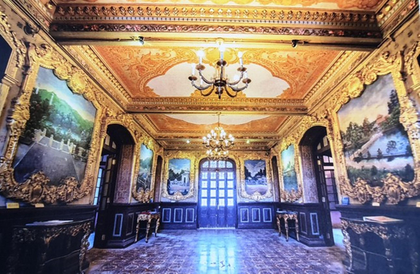 Bên trong cung An Định. Ảnh tư liệu