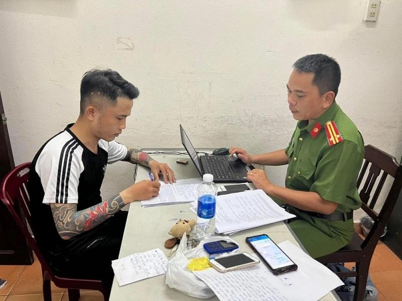 Đối tượng Lê Thiên Vũ. Ảnh do CA cung cấp Đối tượng Lê Thiên Vũ. Ảnh do CA cung cấp