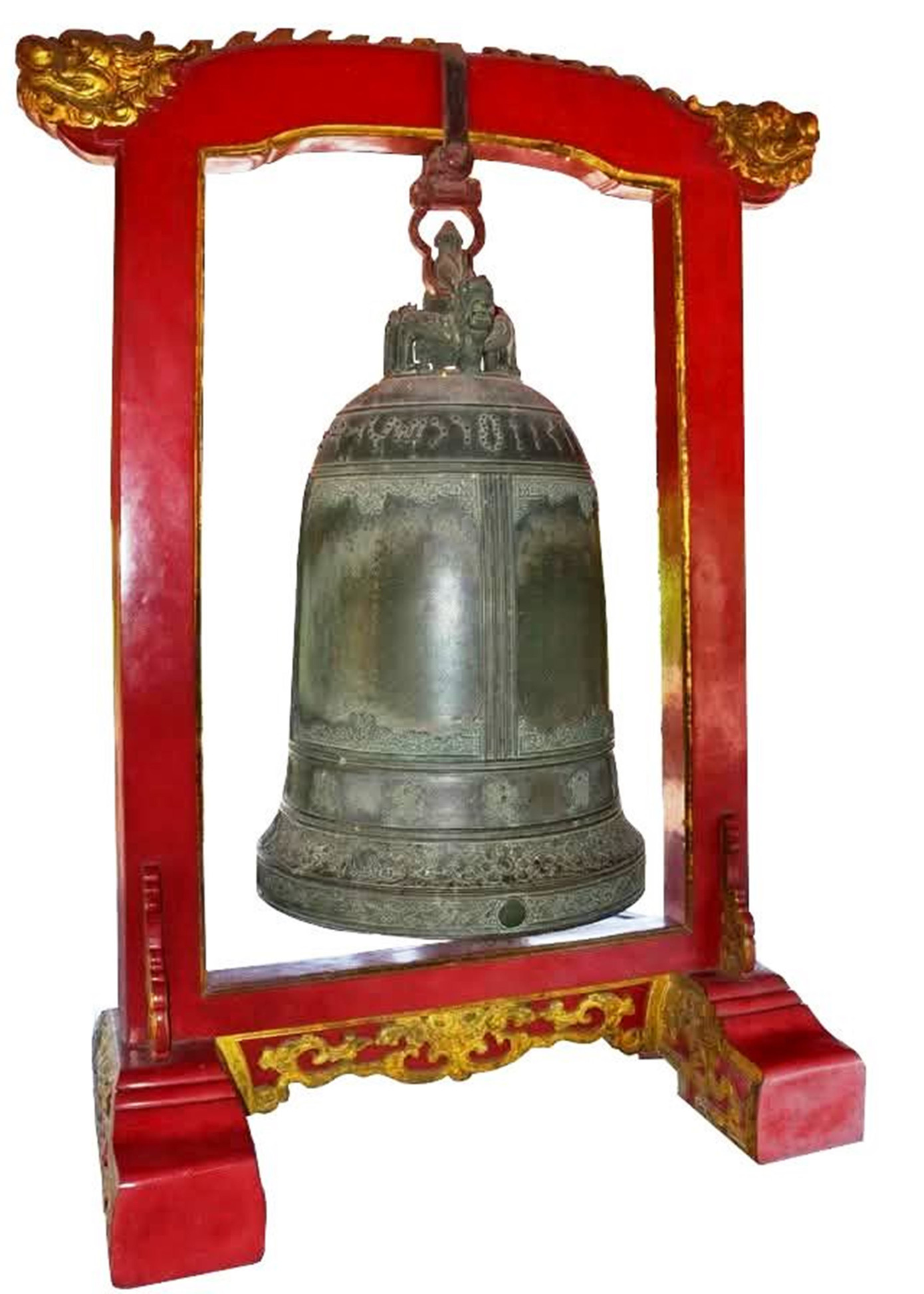 Chuông Ngọ Môn. Ảnh: TTBTDTCĐ Huế