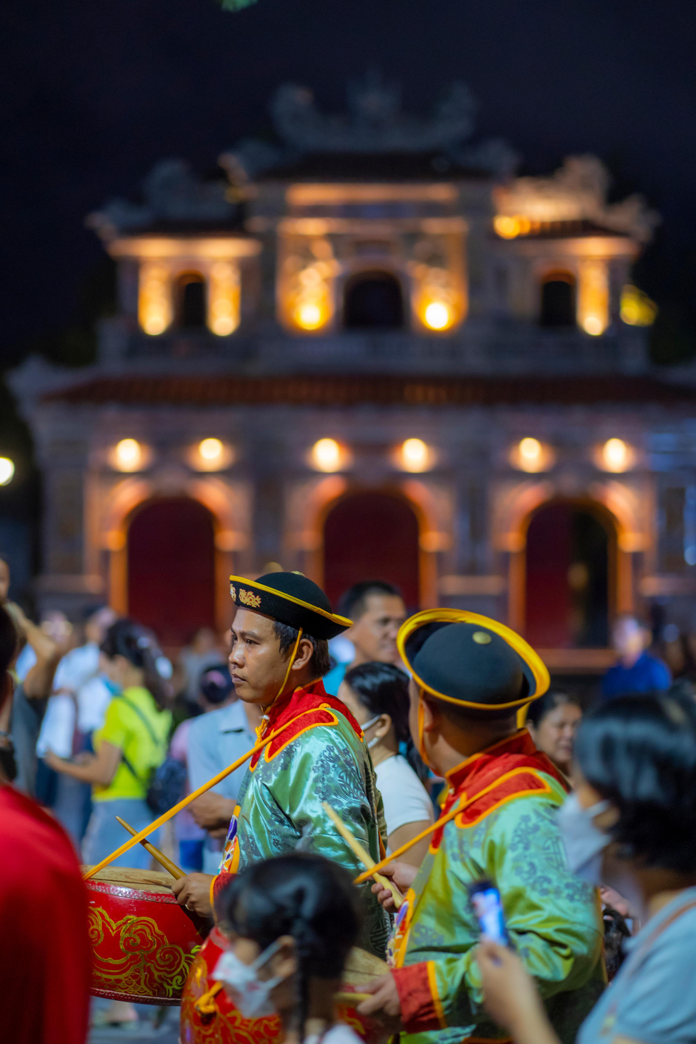 Quảng diễn nhã nhạc cung đình. Ảnh: Đình Hoàng Quảng diễn nhã nhạc cung đình. Ảnh: Đình Hoàng