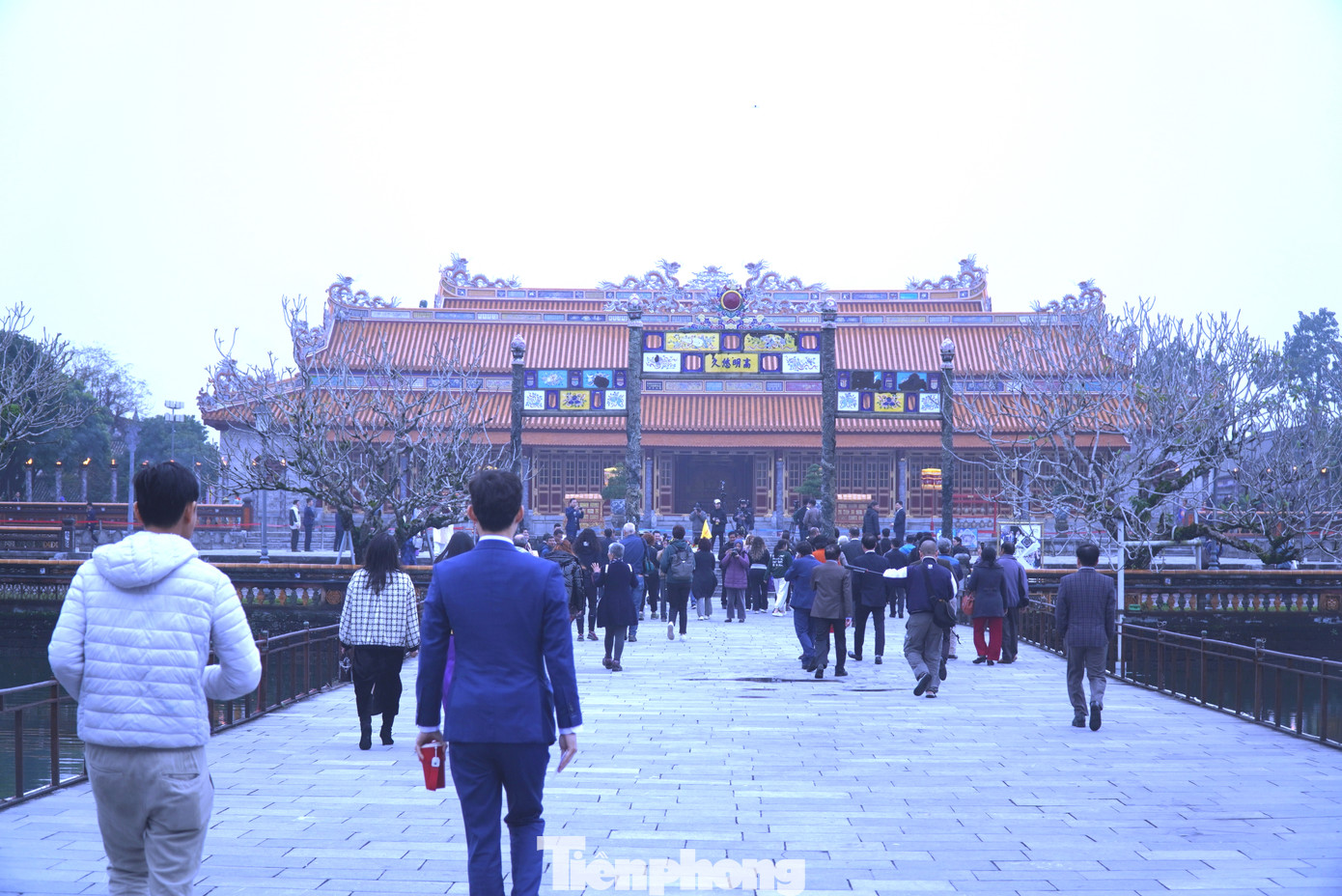 Đại nội Huế hút khách trong ngày đầu năm mới 2025. Đại nội Huế hút khách trong ngày đầu năm mới 2025.