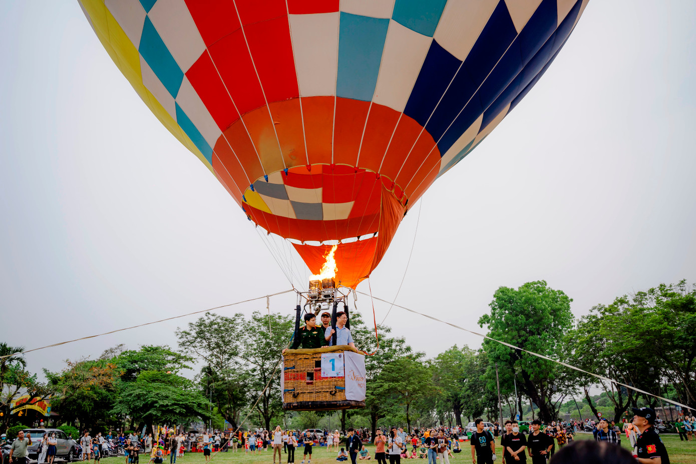 Lễ hội khinh khí cầu năm 2023 tại Huế.