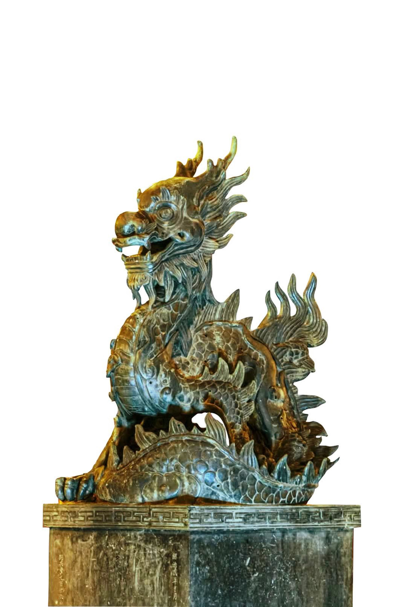 Tượng rồng thời Thiệu Trị.