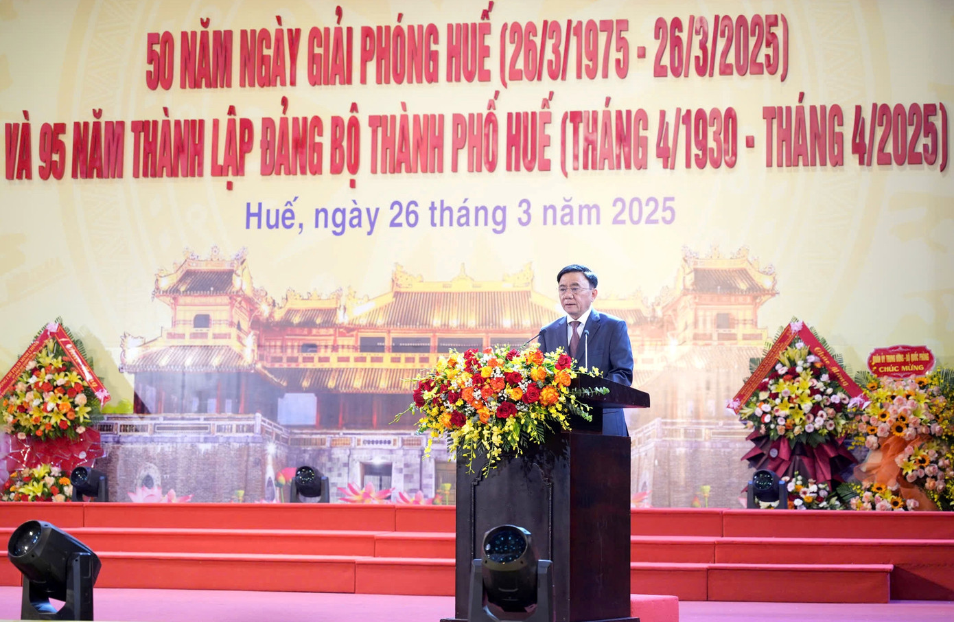 Ủy viên Bộ Chính trị, Thường trực Ban Bí thư Trần Cẩm Tú ghi nhận, đánh giá cao những thành quả mà Huế đã đạt được trong hành trình 50 năm qua.