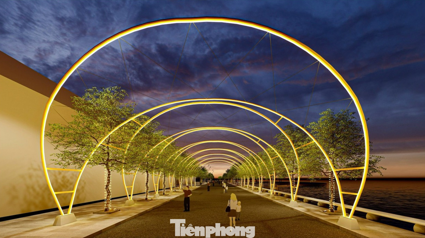 Theo kế hoạch, tuyến phố đi bộ đường Nguyễn Văn do UBND thị trấn Lăng Cô quản lý sẽ được đưa vào vận hành, phục vụ du khách, người dân vào ngày 10/5, nhân kỷ niệm tròn 15 năm vịnh Lăng Cô trở thành thành viên Câu lạc bộ vịnh đẹp thế giới. Ảnh phối cảnh