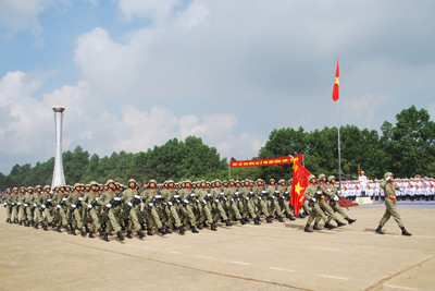 Binh chủng Đặc công diễu binh trong Đại lễ kỷ niệm 1000 năm Thăng Long - Hà Nội