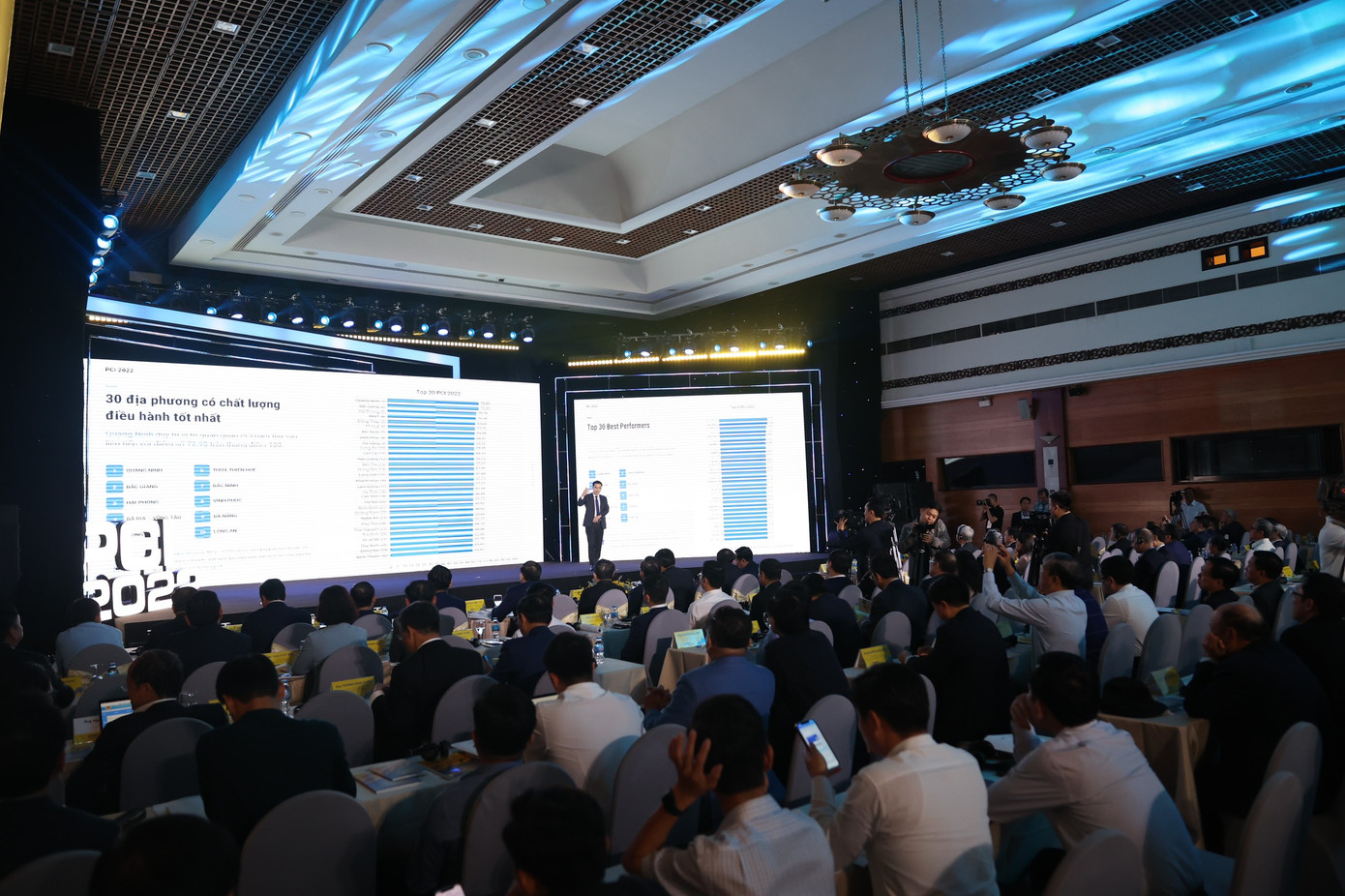 VCCI công bố top địa phương dẫn đầu PCI năm 2022 (ảnh: Như Ý). VCCI công bố top địa phương dẫn đầu PCI năm 2022 (ảnh: Như Ý).