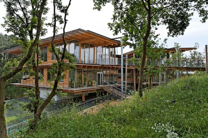 Ngôi nhà bằng gỗ được đánh giá là rất thân thiện với môi trường