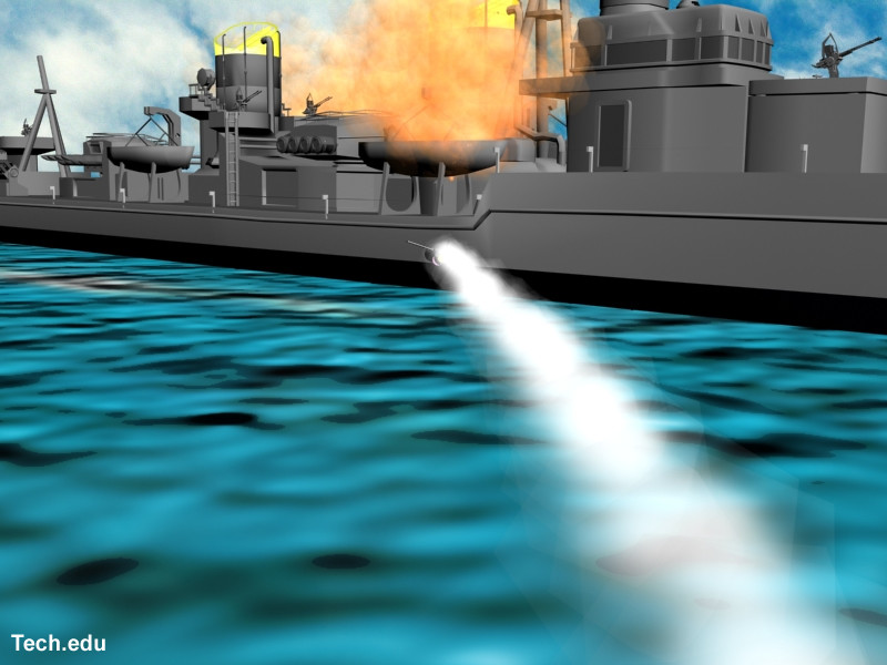 Tên lửa Club công kích chiến hạm từ nhiều hướng