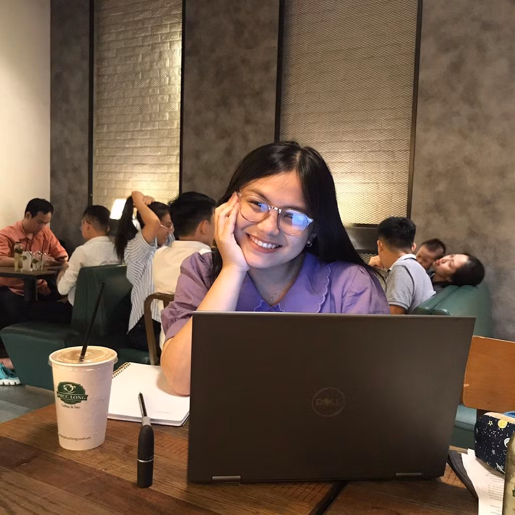 Thanh Thảo đánh giá cao phương thức tuyển sinh ưu tiên tiêu chí tiếng Anh. Ảnh: NVCC Thanh Thảo đánh giá cao phương thức tuyển sinh ưu tiên tiêu chí tiếng Anh. Ảnh: NVCC
