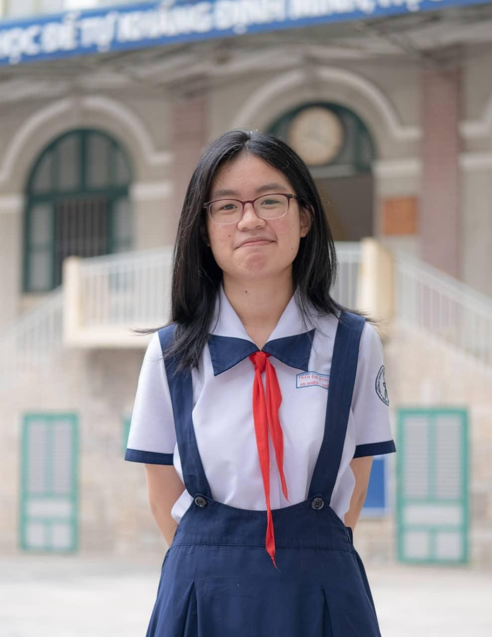 An Nhiên không đặt nặng việc phải trở thành thủ khoa trong kỳ thi năm nay. Ảnh: NVCC An Nhiên không đặt nặng việc phải trở thành thủ khoa trong kỳ thi năm nay. Ảnh: NVCC