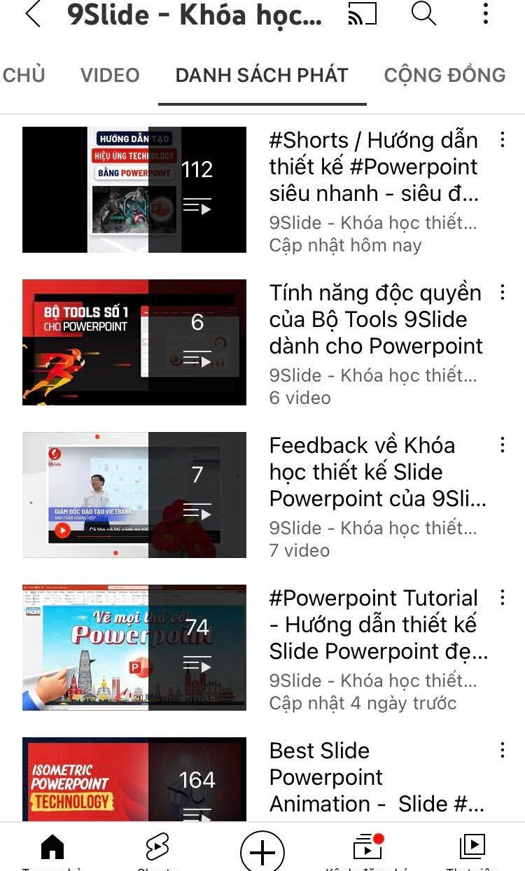 Không chỉ thành công ở mảng TikTok, Master PowerPoint còn sở hữu 1 kênh YouTube với gần hơn 50K lượt đăng kí.