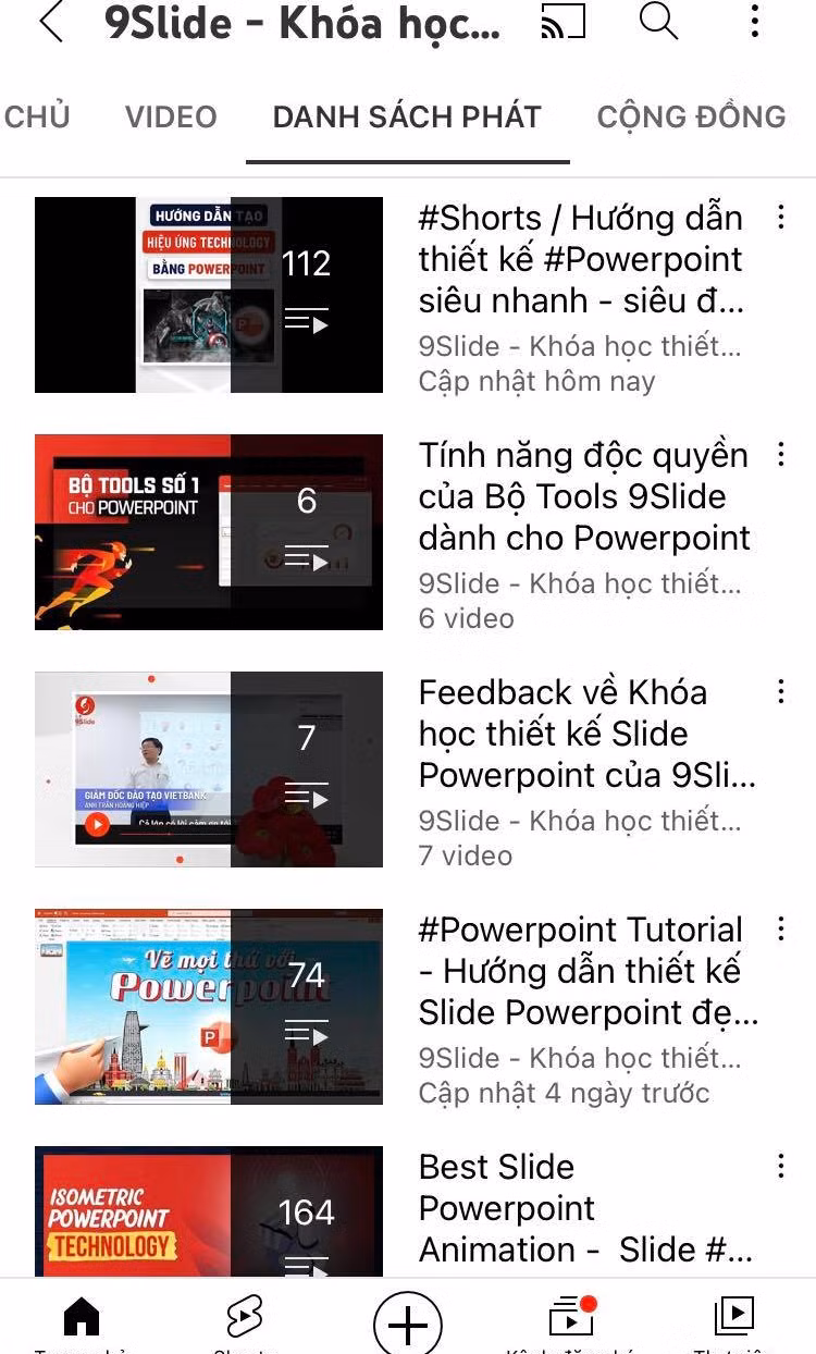 Không chỉ thành công ở mảng TikTok, Master PowerPoint còn sở hữu 1 kênh YouTube với gần hơn 50K lượt đăng kí.