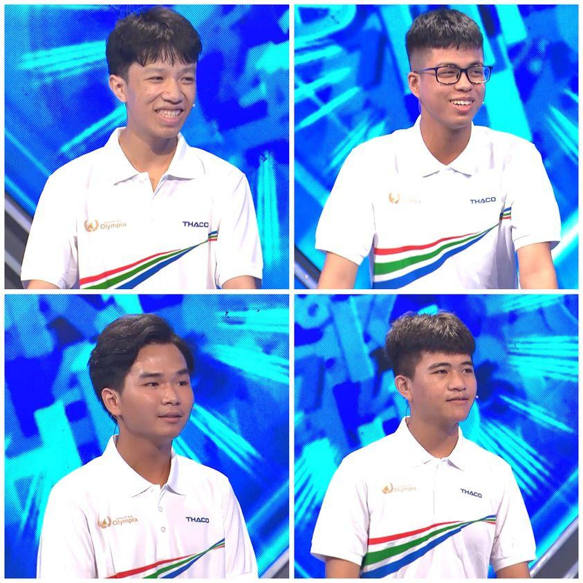 Bốn thí sinh của tuần đầu tiên tháng 2 Đường lên đỉnh Olympia năm thứ 23. Nguồn: Fanpage Đường lên đỉnh Olympia