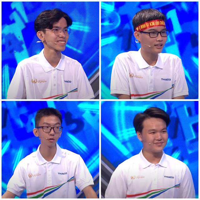 4 nhà leo núi của chương trình Đường lên đỉnh Olympia năm thứ 23 cuộc thi tuần 2 tháng 3 quý 1. Nguồn: Fanpage Đường lên đỉnh Olympia