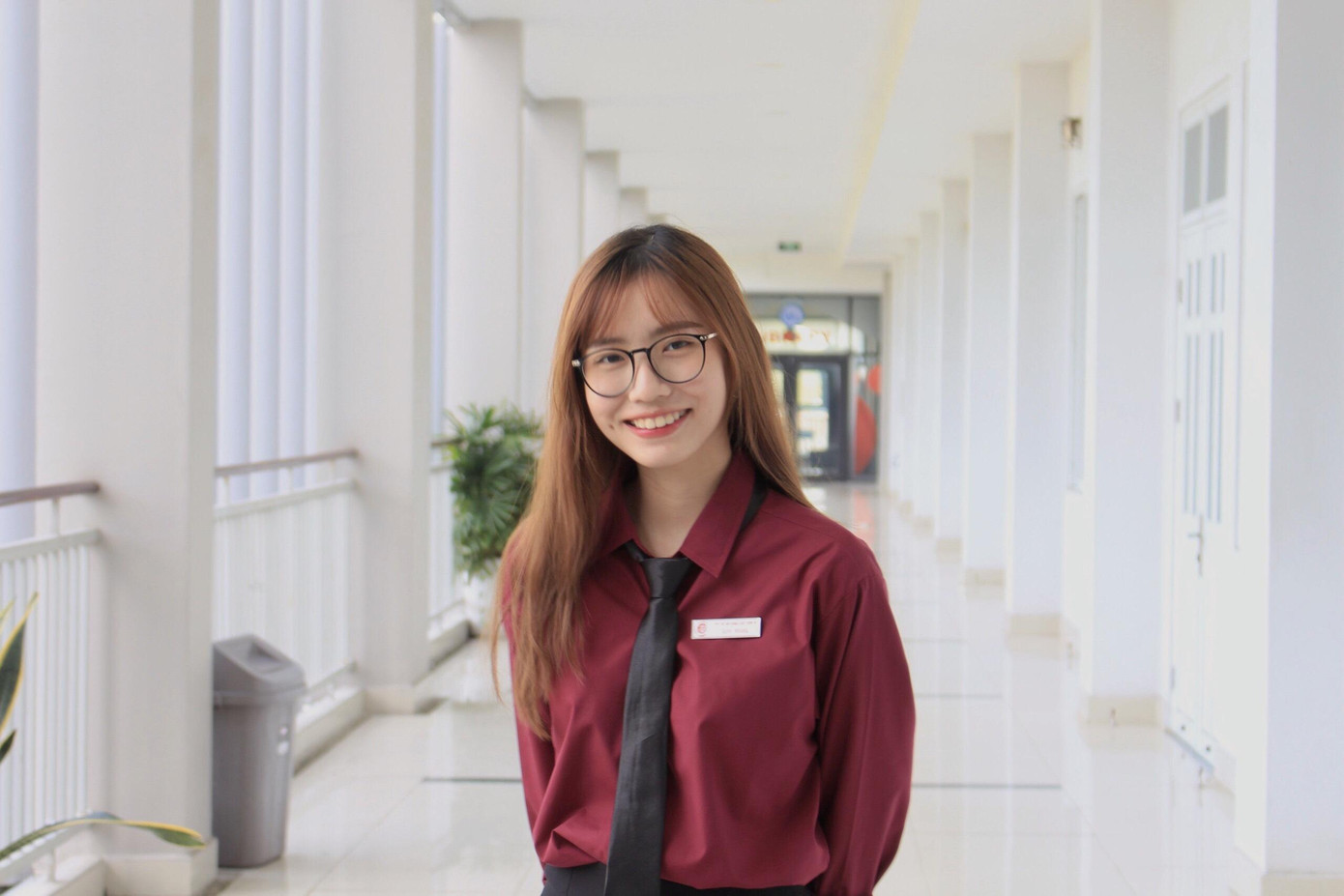 Cô bạn Tuyết Nhung chia sẻ về lợi ích từ "hiệu ứng đám đông" khi ở KTX. Ảnh: NVCC Cô bạn Tuyết Nhung chia sẻ về lợi ích từ "hiệu ứng đám đông" khi ở KTX. Ảnh: NVCC