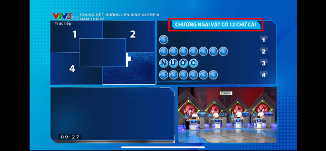 Sự cố hy hữu xảy ra trong phần thi Vượt chướng ngại vật.