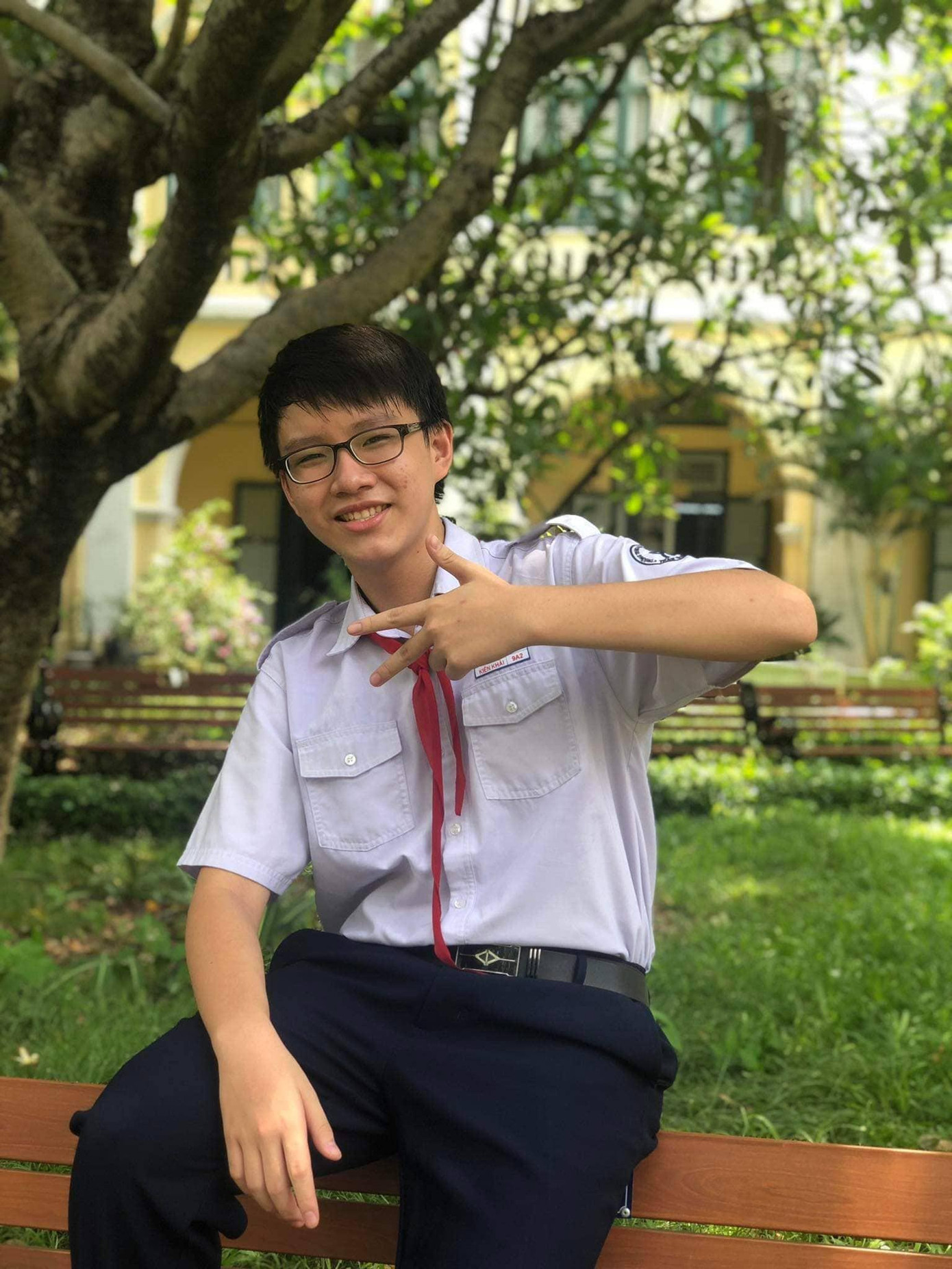 Để đạt được thành tích ấn tượng như vậy, Kiến Khải đã bắt đầu ôn luyện từ tháng 11 năm ngoái cho đến lúc đi thi. Ảnh: NVCC Để đạt được thành tích ấn tượng như vậy, Kiến Khải đã bắt đầu ôn luyện từ tháng 11 năm ngoái cho đến lúc đi thi. Ảnh: NVCC