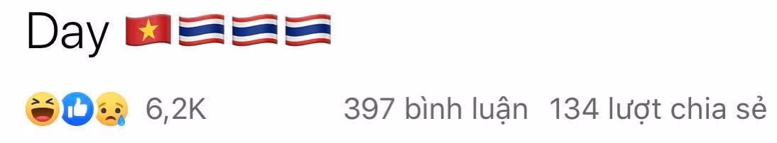 Tỉ số bóng đá đã trở thành con số biểu tượng. Ảnh chụp màn hình.