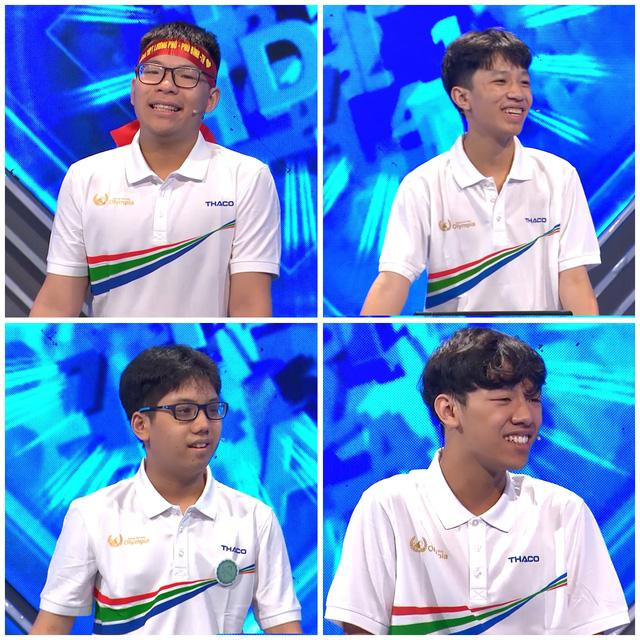 4 "nhà leo núi" của Đường Lên Đỉnh Olympia cuộc thi tháng 2 quý 1. Nguồn: Fanpage Đường Lên Đỉnh Olympia 4 "nhà leo núi" của Đường Lên Đỉnh Olympia cuộc thi tháng 2 quý 1. Nguồn: Fanpage Đường Lên Đỉnh Olympia